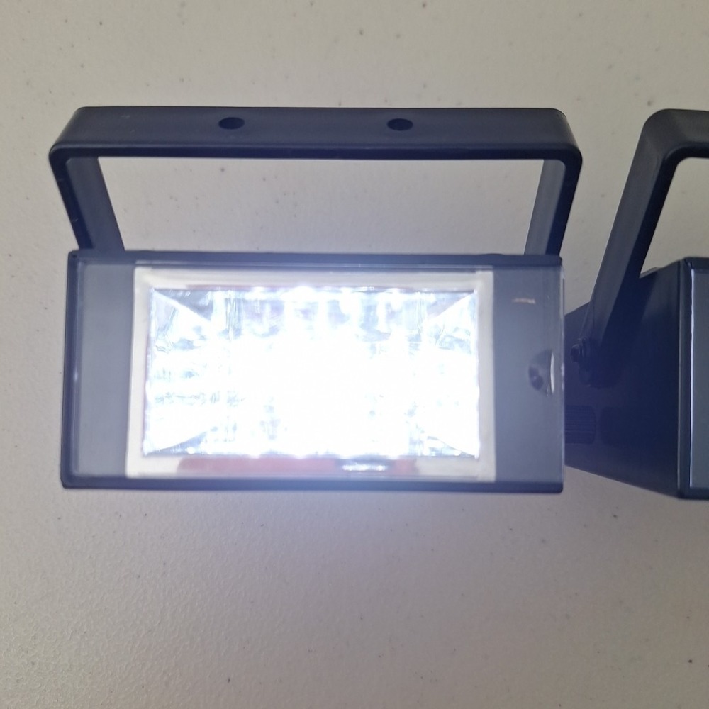 2 GEMMY Halloween Mini-Strobe Light w/ Spooky Sounds Sensor Adjustable Vtg WORKS - Picture 10 of 12